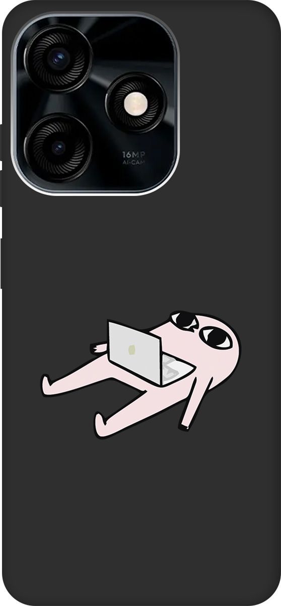 

Чехол на Tecno Spark 10C с 3D принтом "Freelance" черный, Черный;розовый, 159589