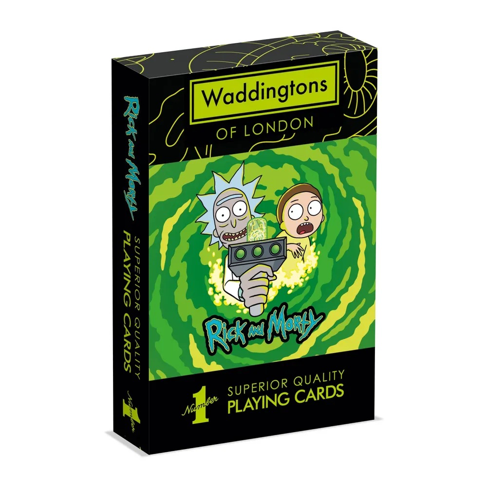 

Игральные карты Winning Moves Рик и Морти Rick and Morty WM02910-EN1-12, WM02910-EN1-12