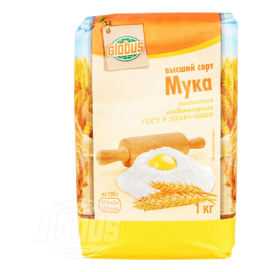 

Мука Globus пшеничная 1 кг