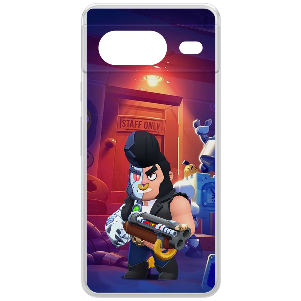 

Чехол-накладка Krutoff Clear Case Brawl Stars-Б-800 для GOOGLE Pixel 8, Прозрачный