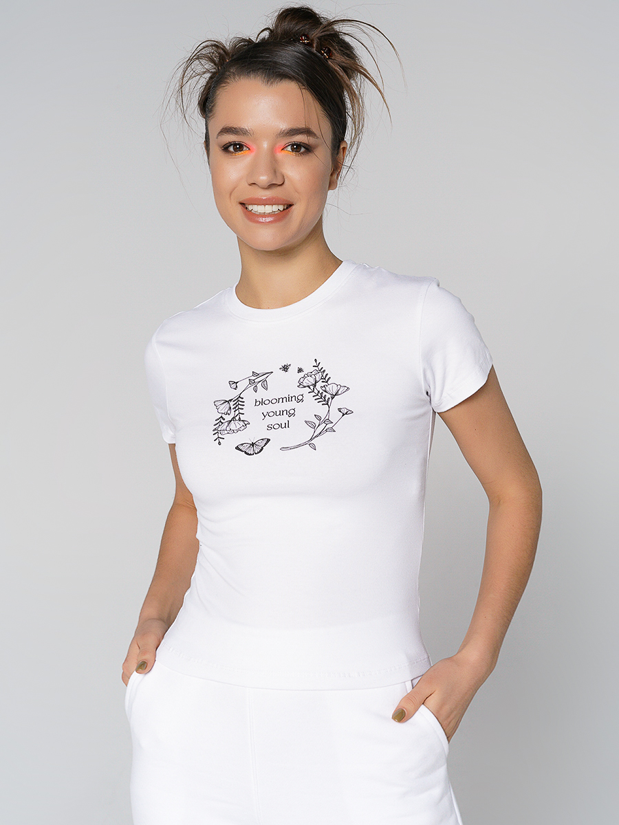 

Футболка женская ТВОЕ 85465 белая XS, 85465