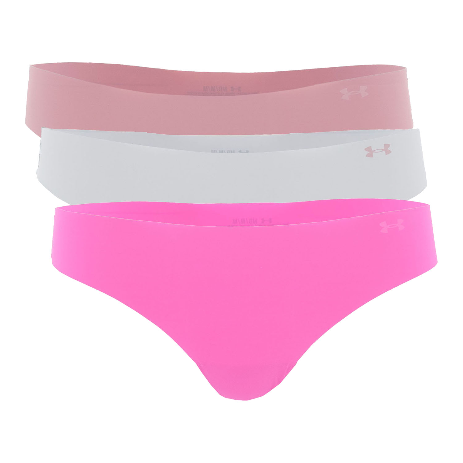 Трусы Under Armour Ps Thong 3Pack Pink Elixir M INT