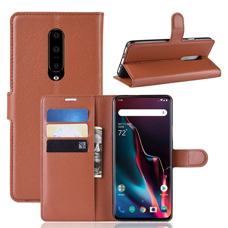 

Чехол-книжка PRESTIGE с функцией подставки для OnePlus 7 Pro (коричневый)