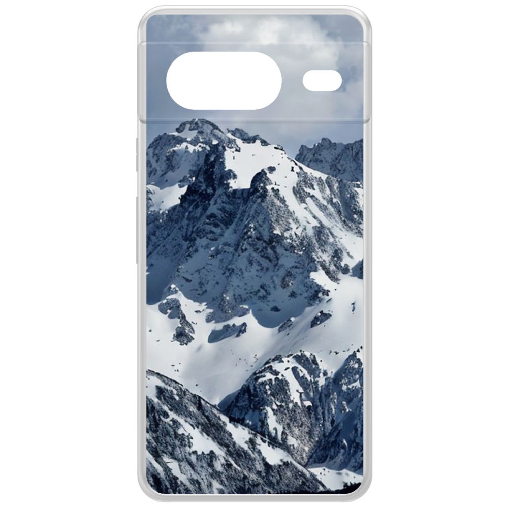 

Чехол-накладка Krutoff Clear Case Горы для GOOGLE Pixel 8, Прозрачный