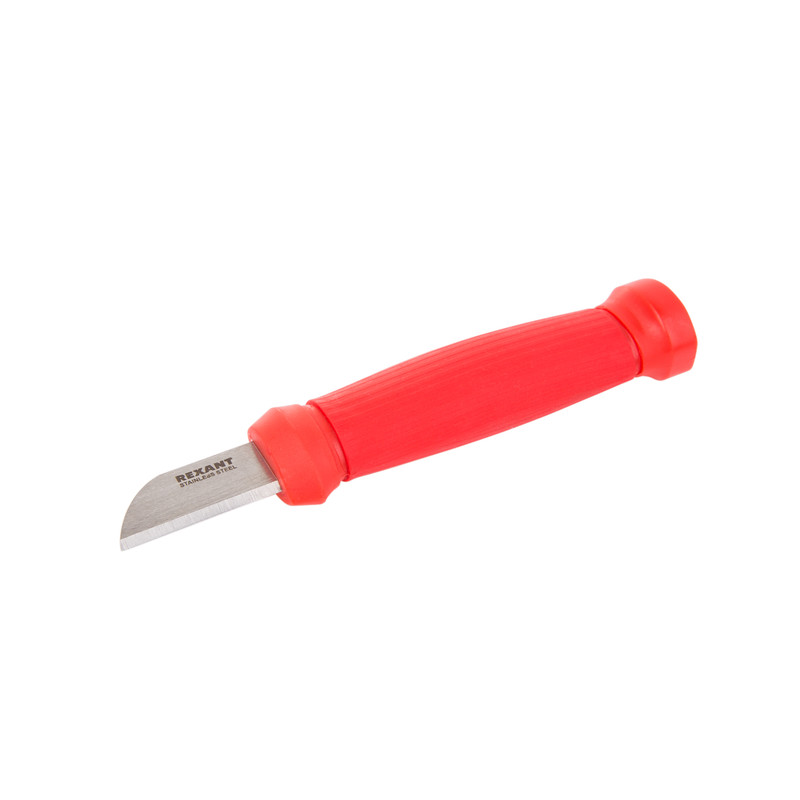 Нож монтажника, нержавеющая сталь, лезвие 42 мм REXANT инструмент для удаления оболочки knipex