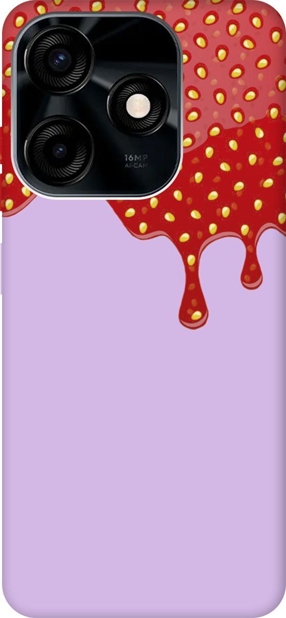 

Чехол на Tecno Spark 10C "Jam" сиреневый, Фиолетовый;розовый, 159598