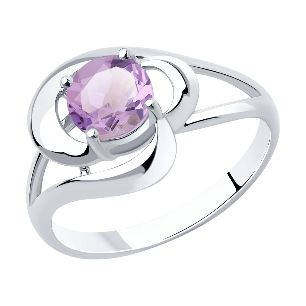 

Кольцо из серебра с аметистом р 19 Diamant 94-310-00563-2, 94-310-00563-2