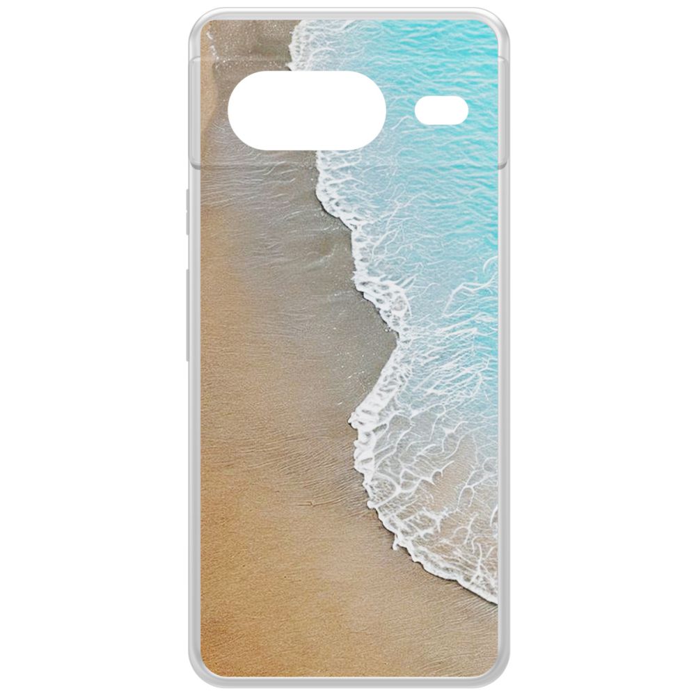 

Чехол-накладка Krutoff Clear Case Прибой для GOOGLE Pixel 8, Прозрачный