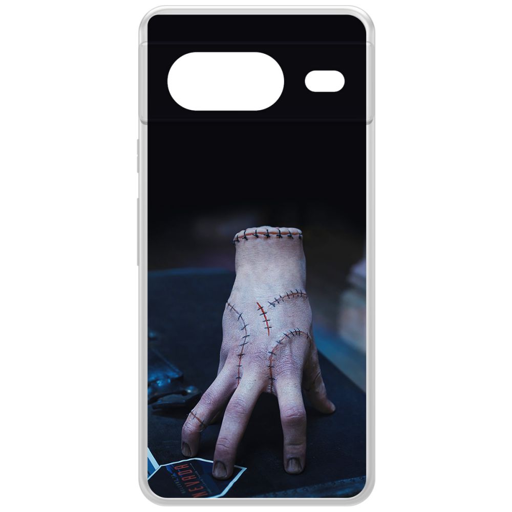 

Чехол-накладка Krutoff Clear Case Уэнсдей Аддамс - Вещь для GOOGLE Pixel 8, Прозрачный