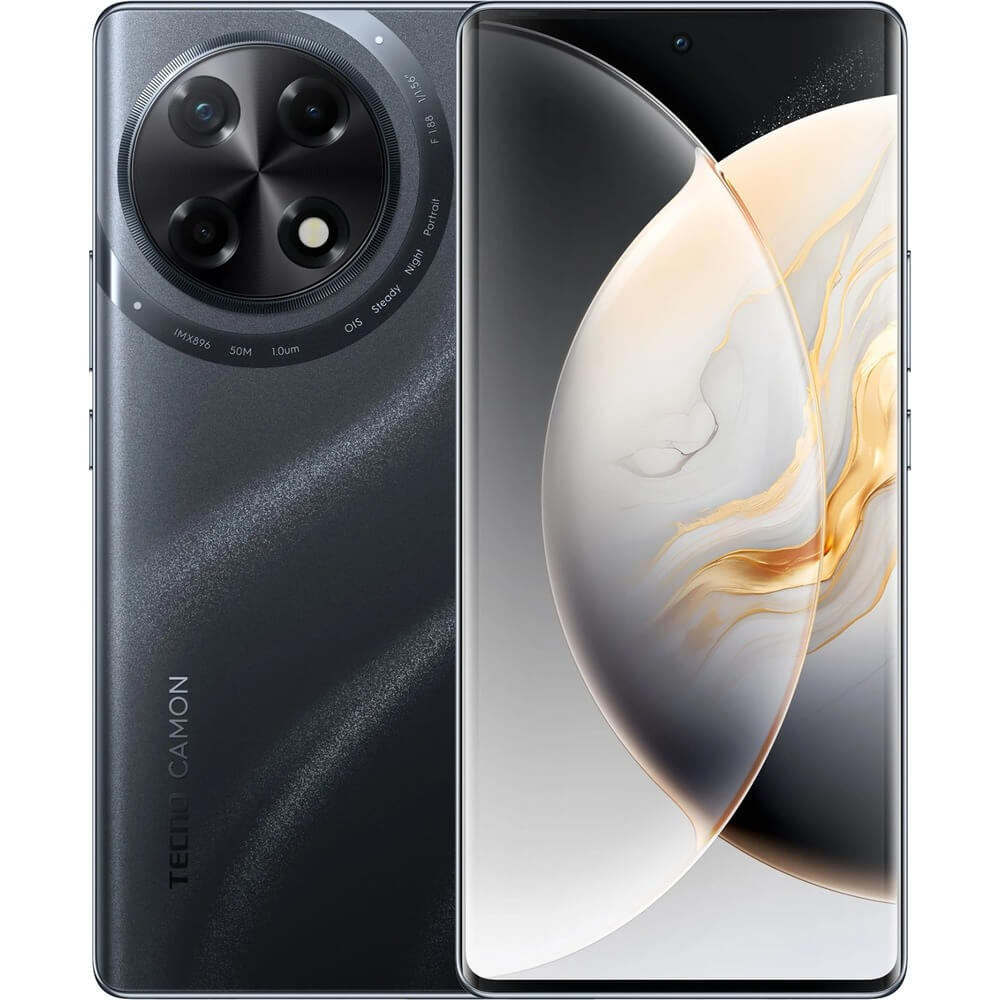 

Смартфон Tecno Camon 30S 8/256 ГБ чёрный, Camon 30S
