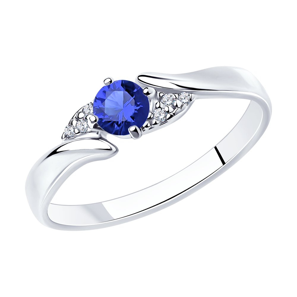 

Кольцо из серебра р. 18 SOKOLOV 94012238, фианит, 94012238