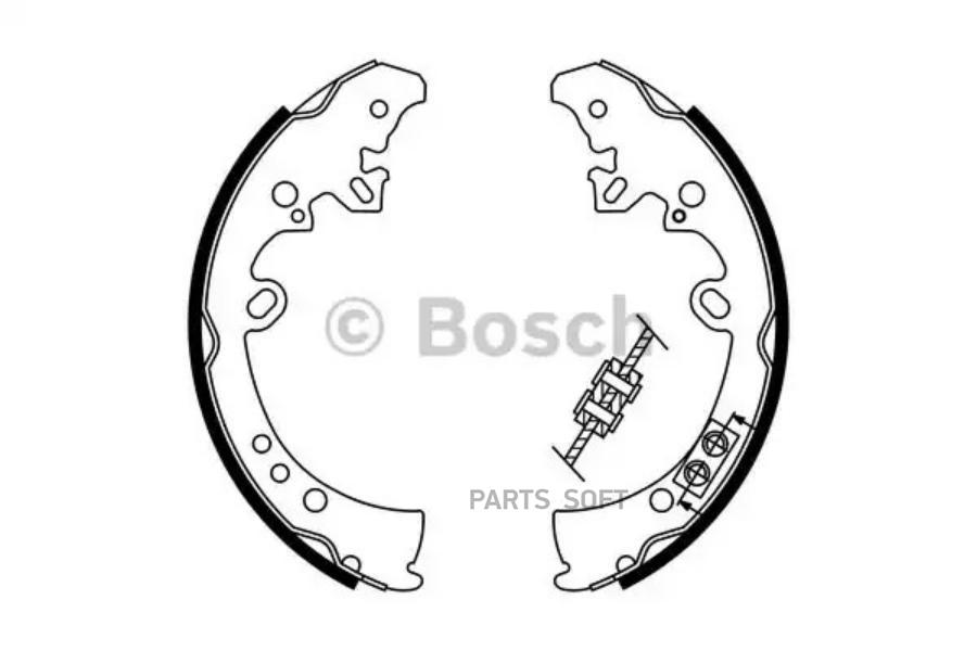 

Тормозные колодки Bosch 0986487787