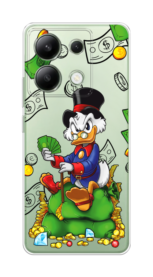 

Чехол на Xiaomi Redmi Note 13 4G (Global) "Scrooge Richness", Черный;синий;зеленый, 321050-1