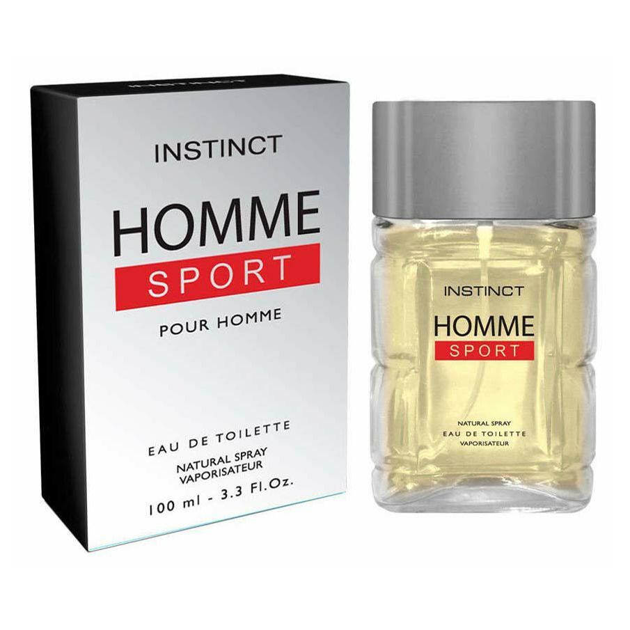 Туалетная вода мужская Instinct Homme Sport 100 мл peche monnaie мужской махровый халат с капюшоном formula sport 902