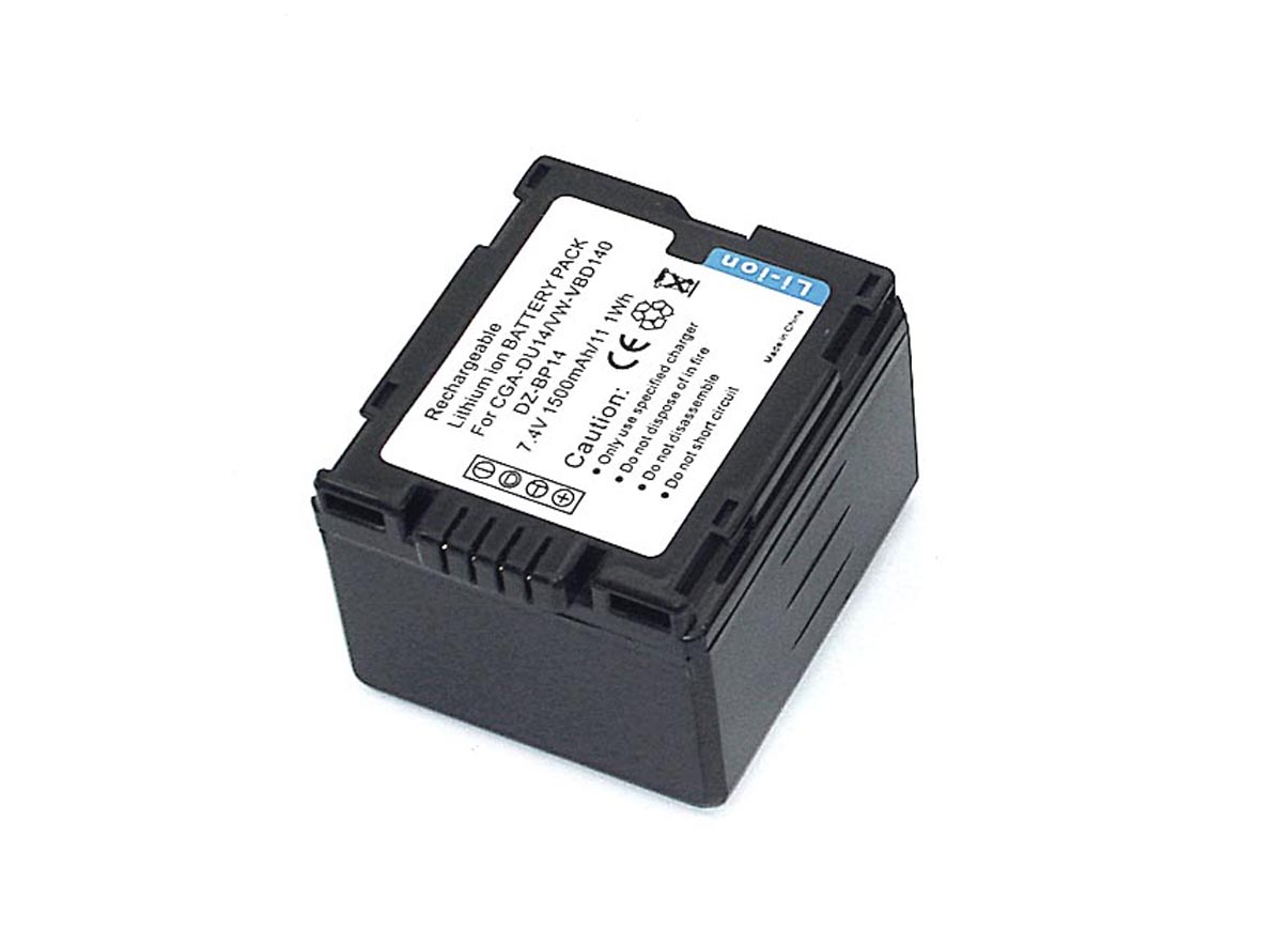 

Аккумуляторная батарея для фотоаппарата Panasonic NV-GS10 (CGA-DU14) 7,4V 1500mAh