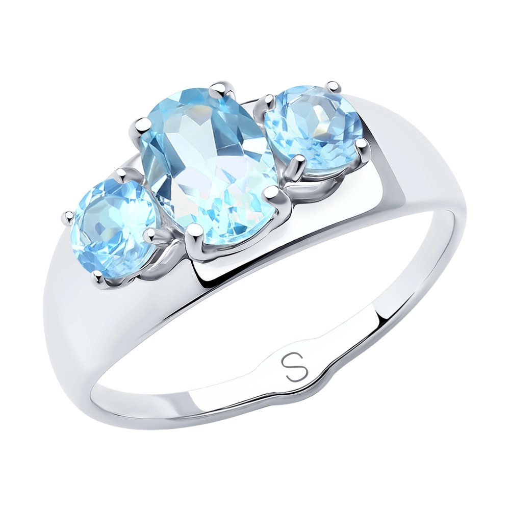 

Кольцо из серебра с топазом р 19 Diamant 94-310-00556-1, 94-310-00556-1