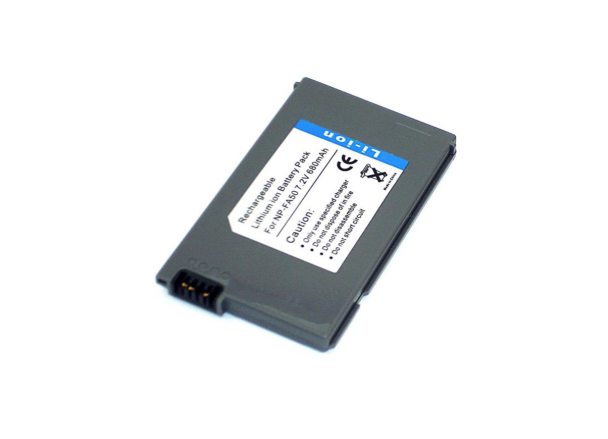 

Аккумуляторная батарея для видеокамеры Sony DCR (NP-FA70) 7,2V 680mAh
