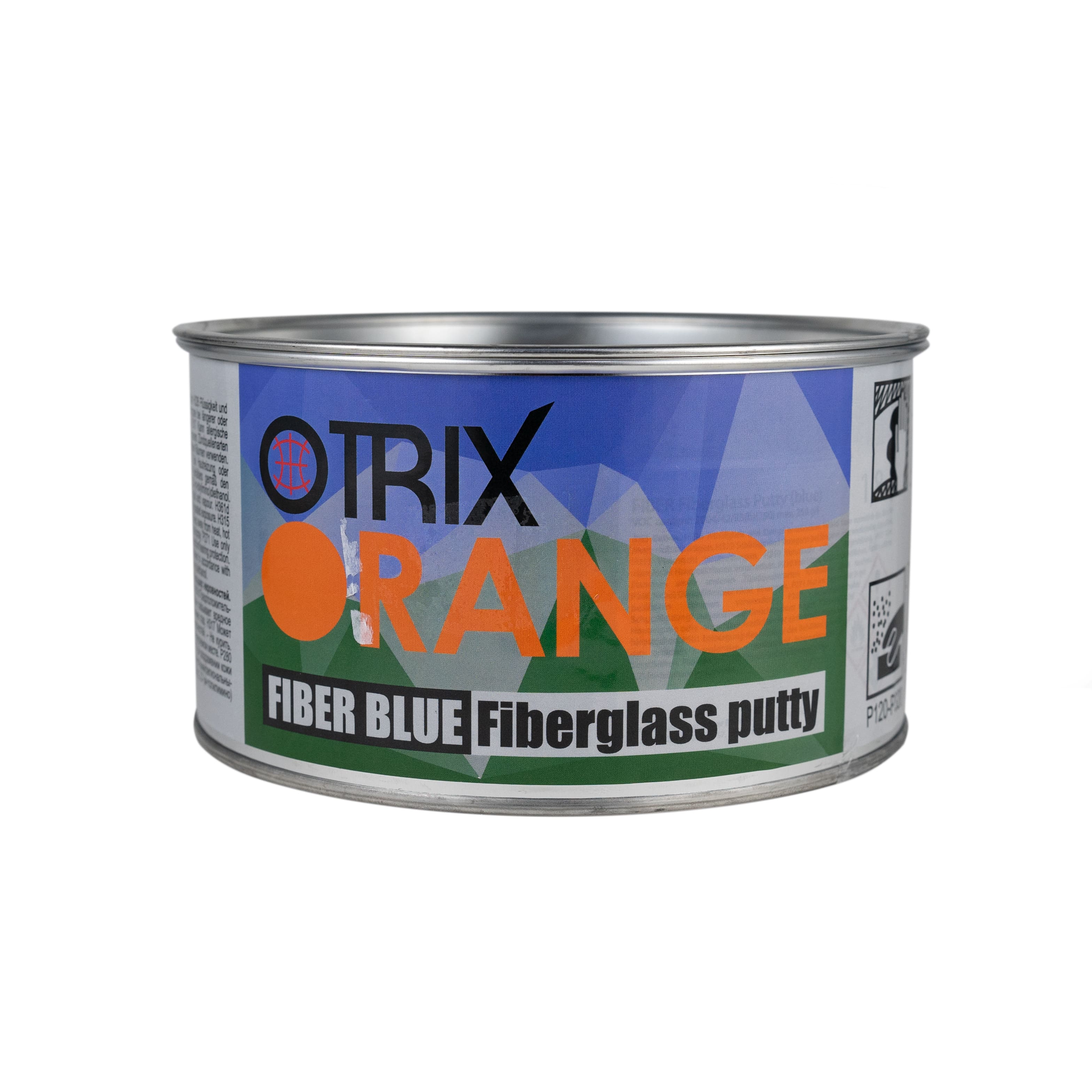 Шпатлевка стекловолокнистая FIBER ORANGE BLU (OTRIX) 1.8кг