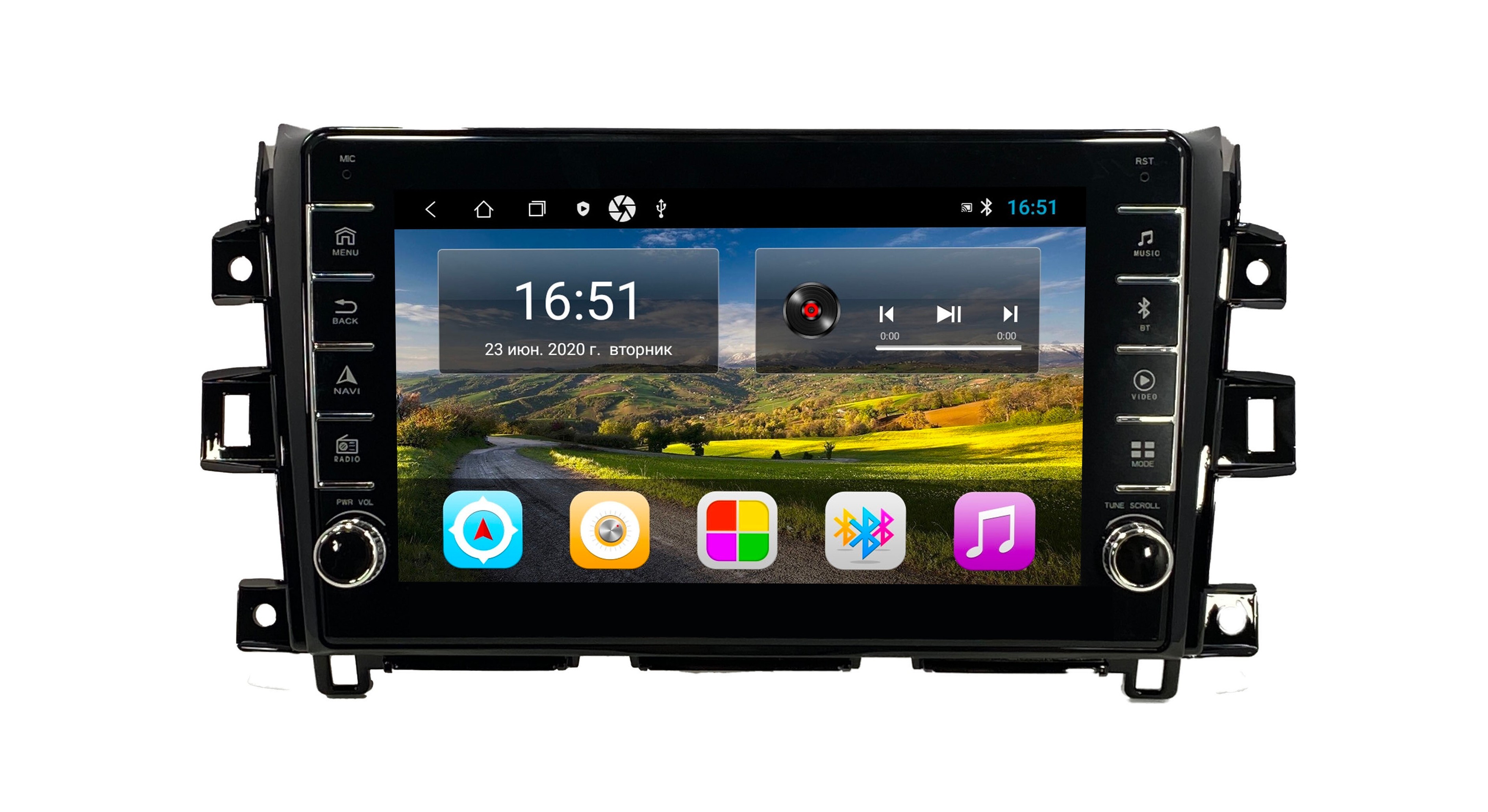 Автомагнитола ANDROID Nissan Navara 2004-2010 216GB Android 12 2884200₽