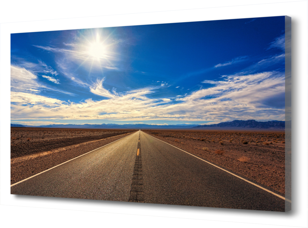 

Картина на холсте Дорога в пустыне PRC-923 (90x60см). Натуральный холст
