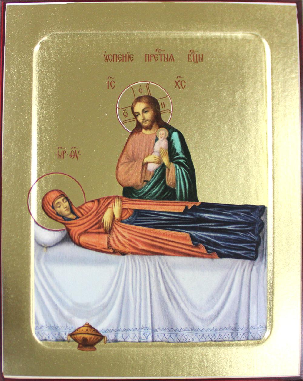 

Икона Успения Пресвятой Богородицы (Борисоглебская) на дереве: 125 х 160