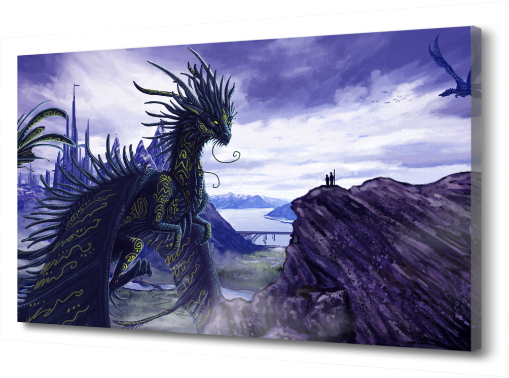 

Картина на холсте Дракон PRC-493 (45x30см). Натуральный холст