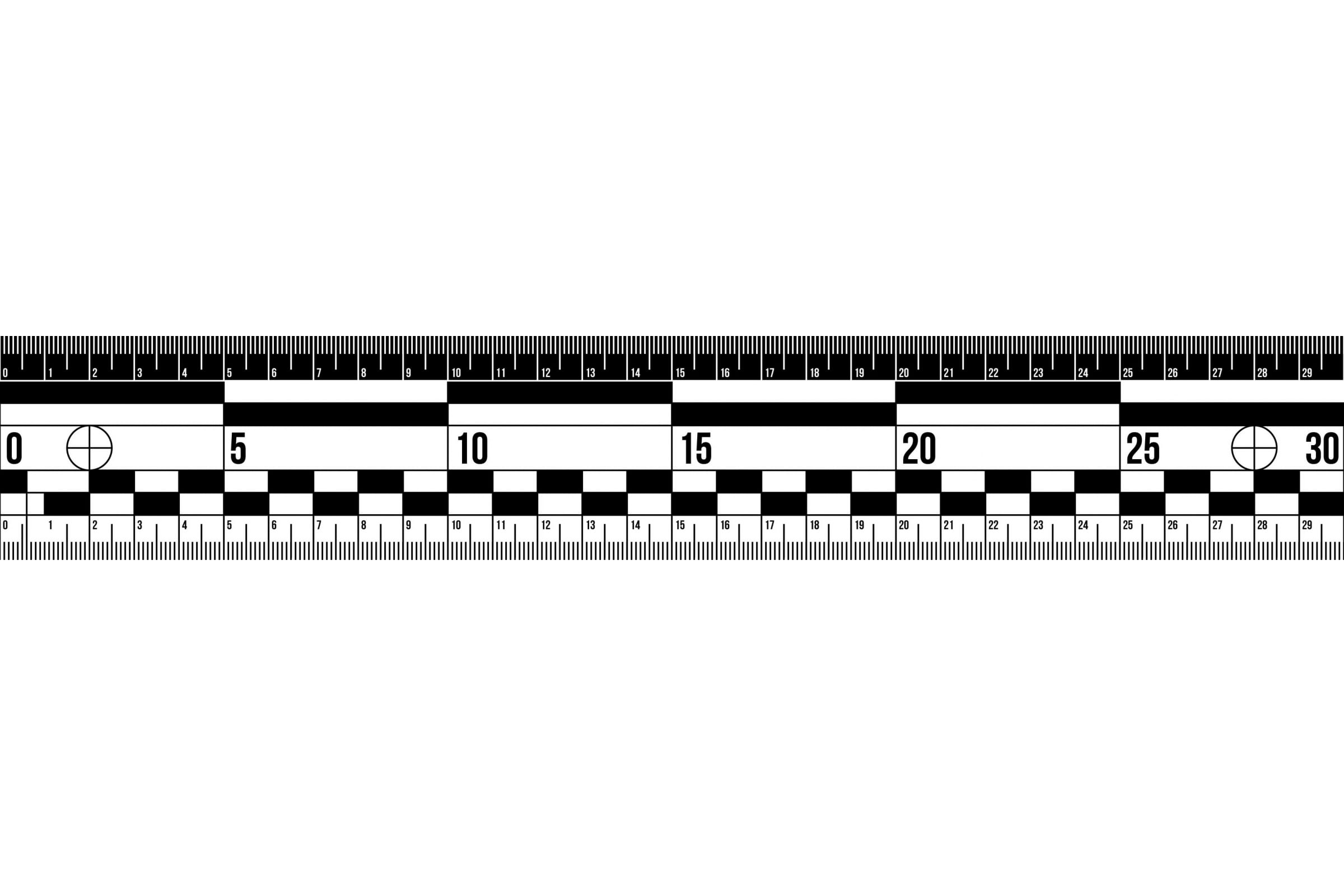 ETG Линейка пластиковая масштабная 30 см С21002