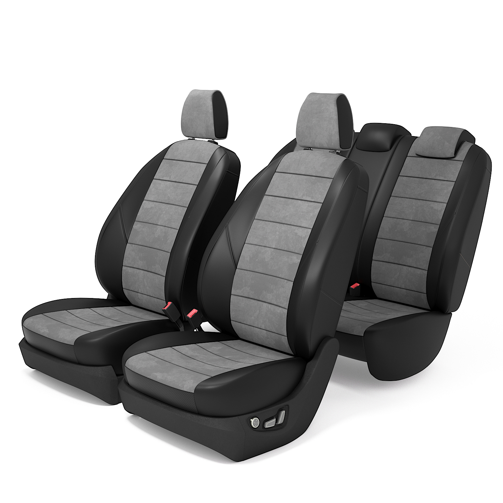 

Комплект чехлов Лада Веста, СВ, Кросс с 2015 по 2022 год, Алькантара, Светло-Серый, LVesta2015gopodl