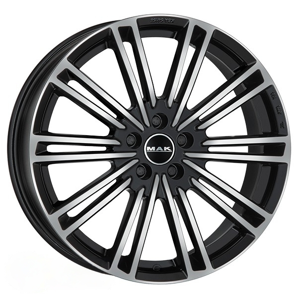 

Колесный диск MAK York 8.0x18/5x108 D63.4 ET45, Черный;серебристый