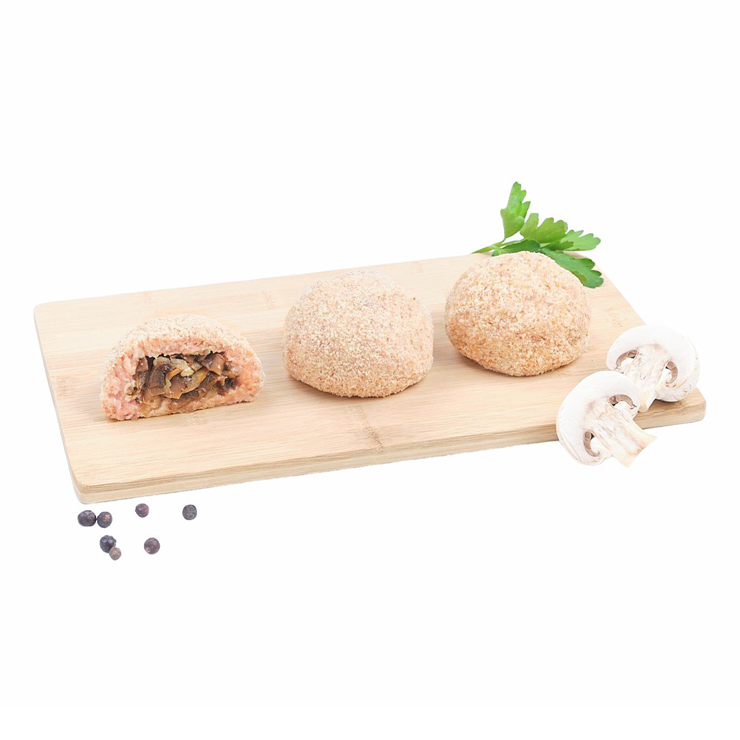 

Зразы из свинины и курицы с грибами охлажденные