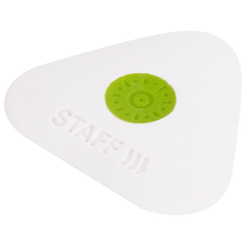 

Ластик STAFF Trio XL, 50х50х9 мм, треугольный, термопластичная резина, 229565, eraser-s-110