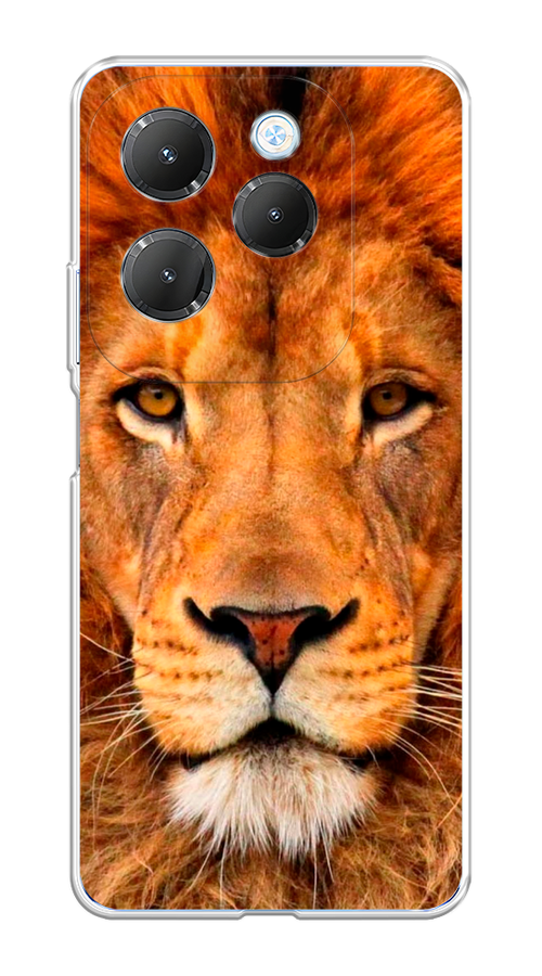 

Чехол на Infinix Hot 40 Pro "Благородный лев", Оранжевый, 3105350-1