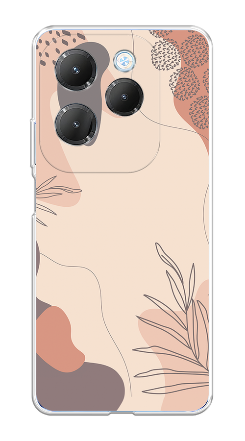 

Чехол на Infinix Hot 40 Pro "Нюдовые тона", Коричневый;серый, 3105350-1