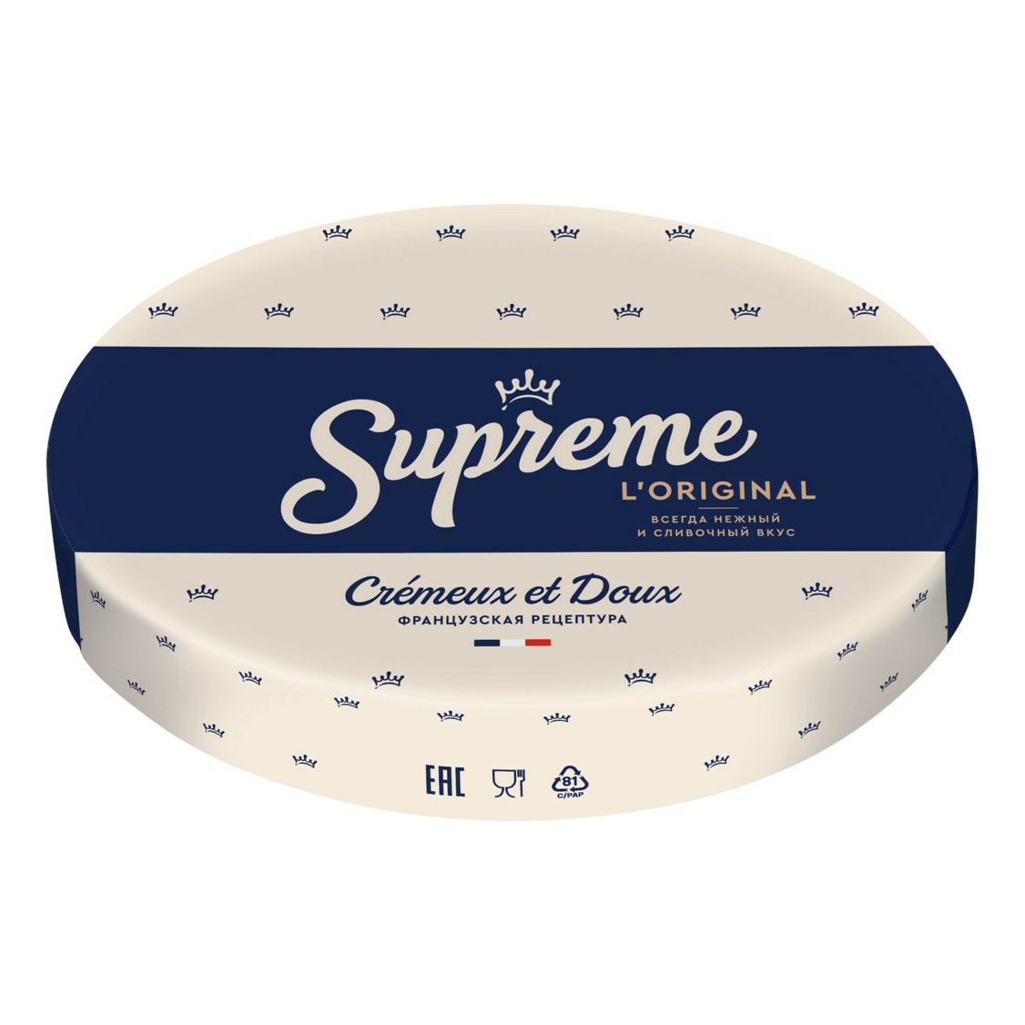 

Сыр мягкий Supreme с белой плесенью 60% БЗМЖ