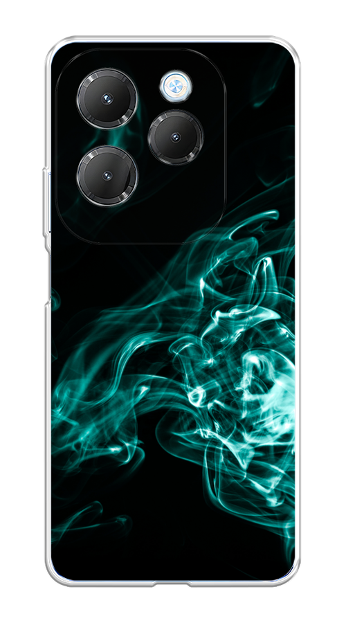 

Чехол на Infinix Hot 40 Pro "Дым", Бирюзовый;черный;голубой, 3105350-1