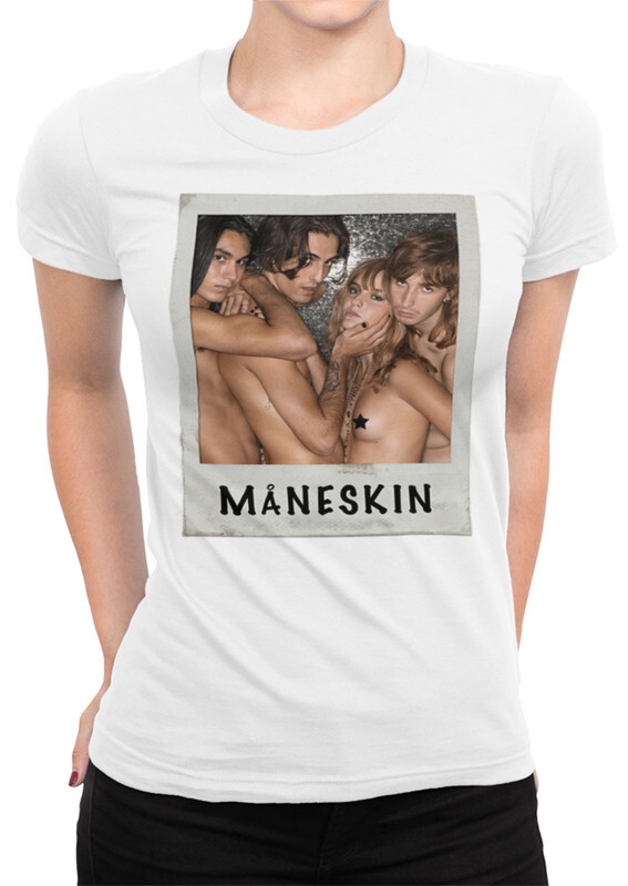 фото Футболка женская dream shirts maneskin - манескин белая l