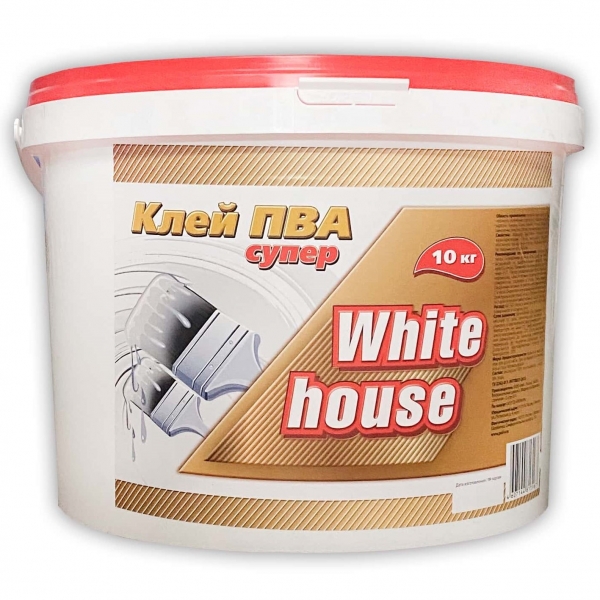 Клей ПВА White House супер 10 кг