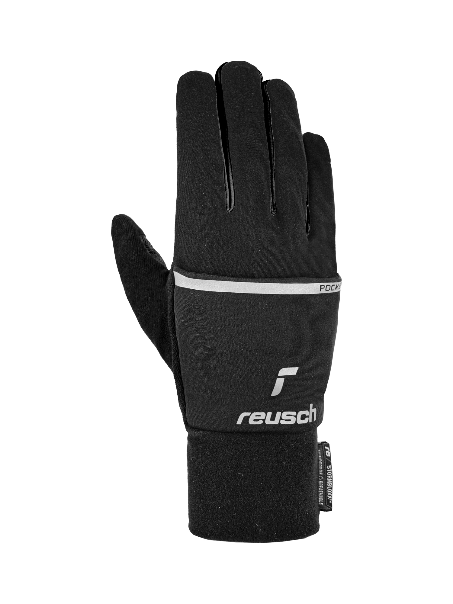 

Перчатки Reusch Terro Stormbloxx Touch-Tec Black/Silver 7 INCH, Черный, Terro Stormbloxx Touch-Tec