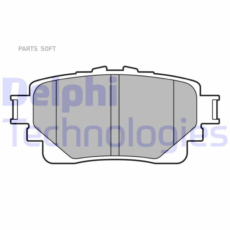 

Delphi Lp3599 Lp3599 Колодки Тормозные Toyota Rav4 18- Задние