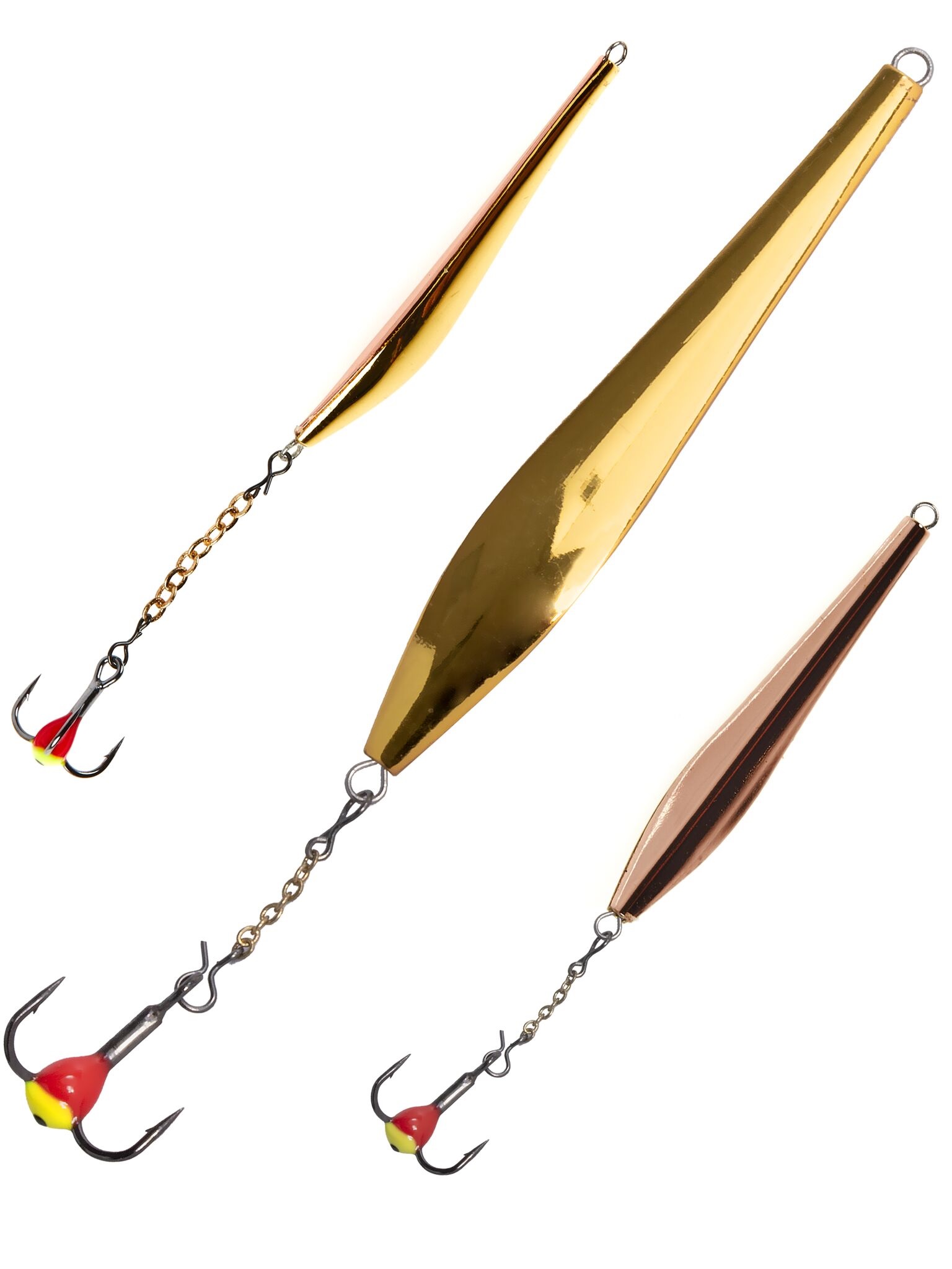 

Блесна вертикальная Lucky John Double Blade, 45мм цвет GC, Золотистый;медный, Double Blade