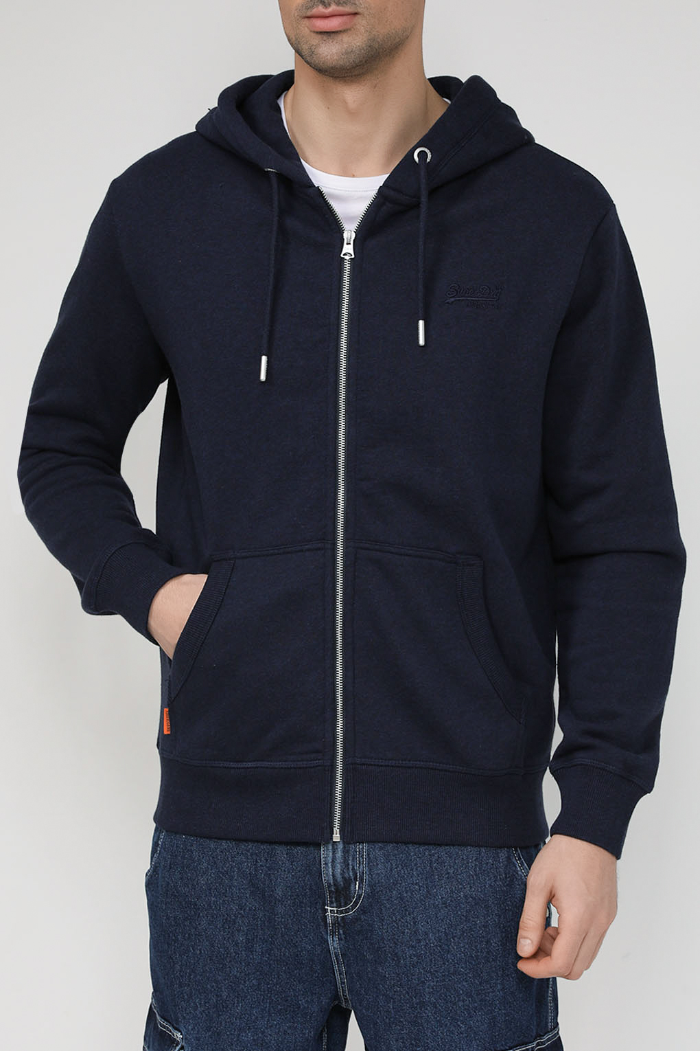 

Толстовка мужская Superdry M2013116A синяя M, Синий, M2013116A