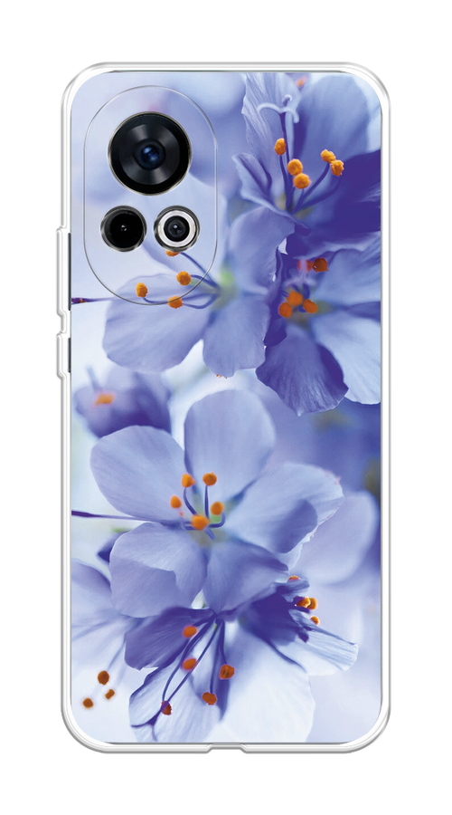 

Чехол на Huawei Nova 12 "Фиолетовые цветки", Фиолетовый;синий, 6123050-1