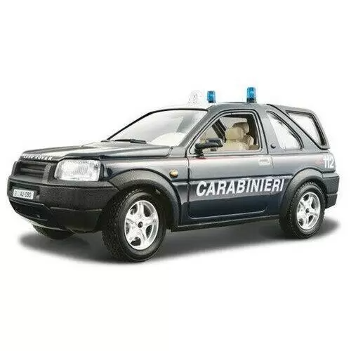 

Машина BBURAGO Land Rover FREELANDER CARABINIERI 1:24 18-22039, Черный, 18-22039