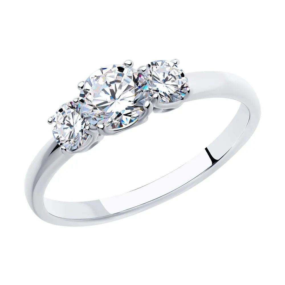

Кольцо из серебра р. 16.5 Diamant 94-110-01217-1, фианит, 94-110-01217-1