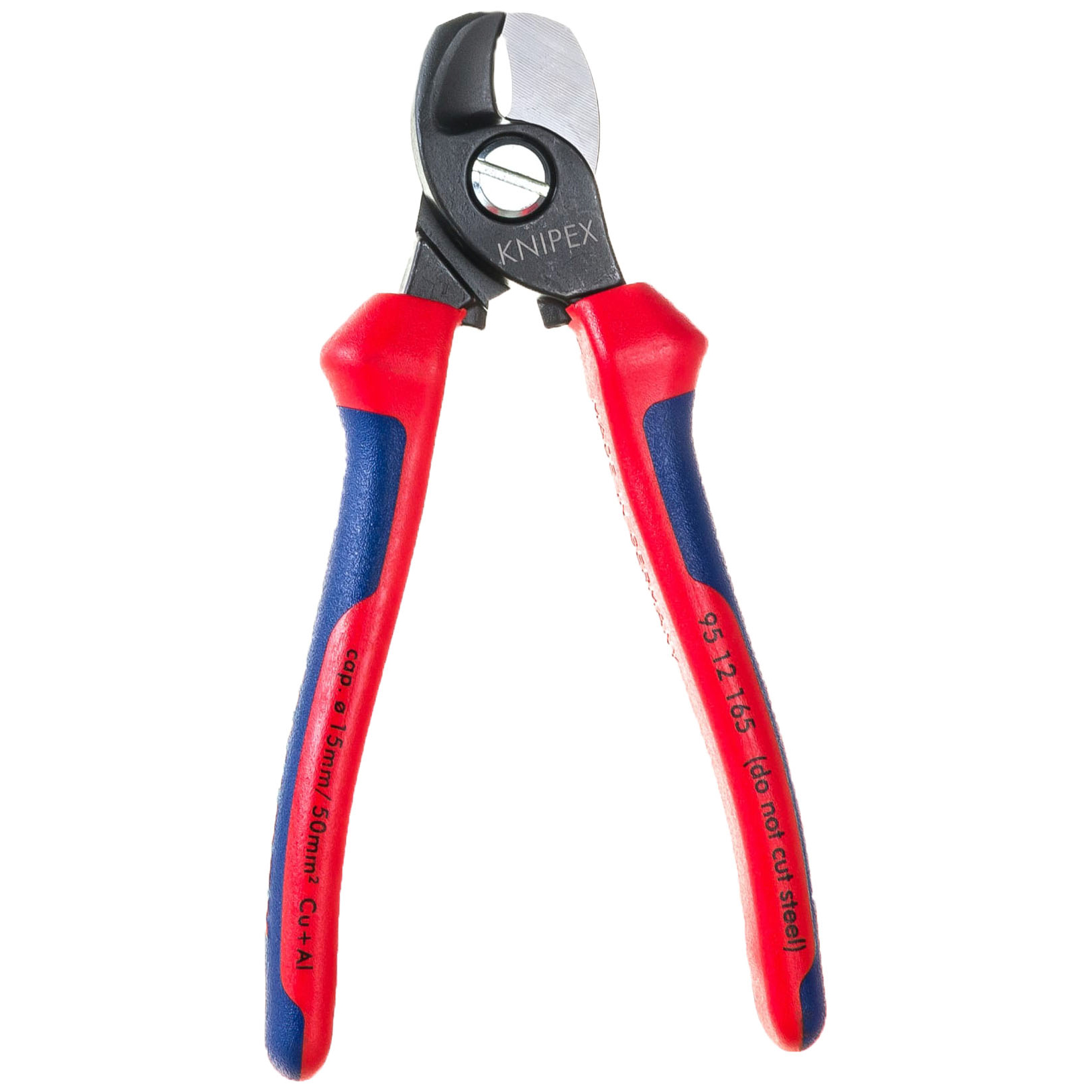 Knipex Кабелерез, рез: кабель d 15 мм, 165 мм, чёрный, 2К ручки, KN-9512165SB 100040889062