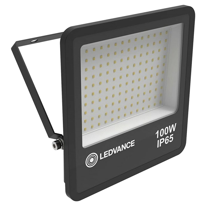 фото Ledvance прожектор светодиодный ecoclass fl g2 100w 740 230v bk 4058075709379