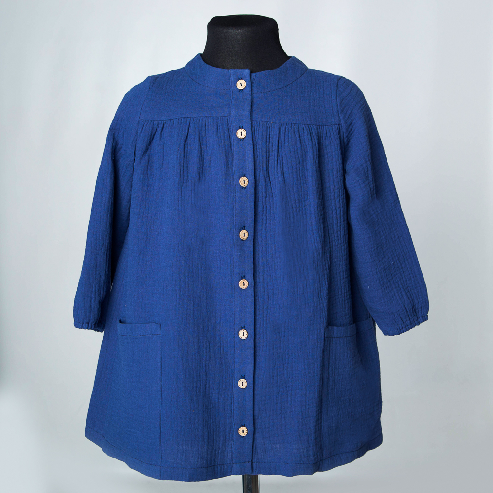 Платье детское Small Giraffe SG01001, синий, 86