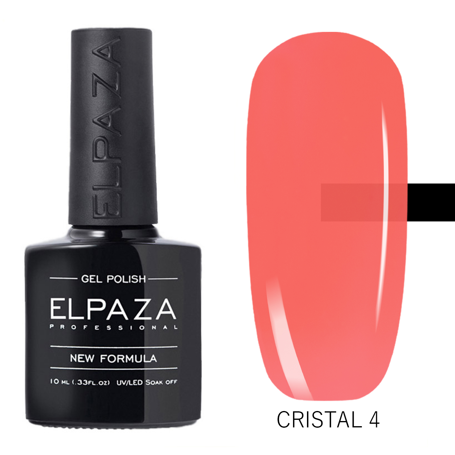 

Гель-лак витражный Elpaza Crystal 04 10 мл, Розовый
