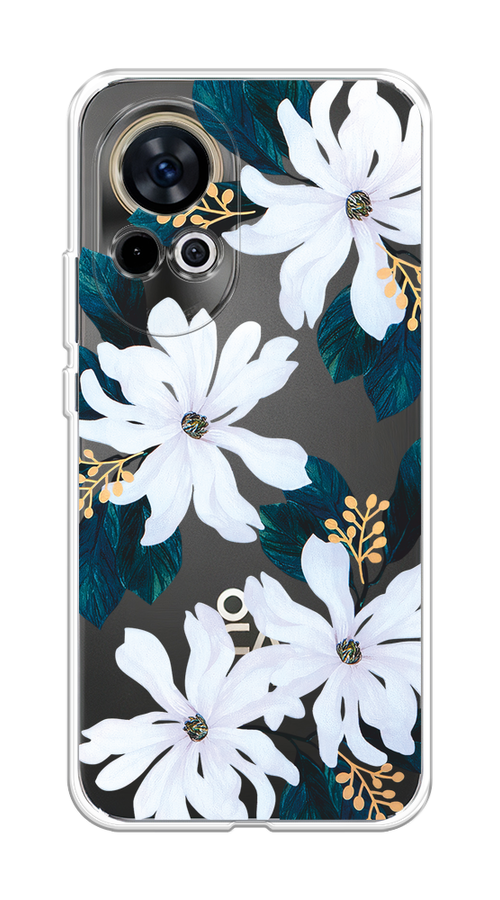 

Чехол на Huawei Nova 12 "Delilah Flower", Зеленый;белый, 6123050-1