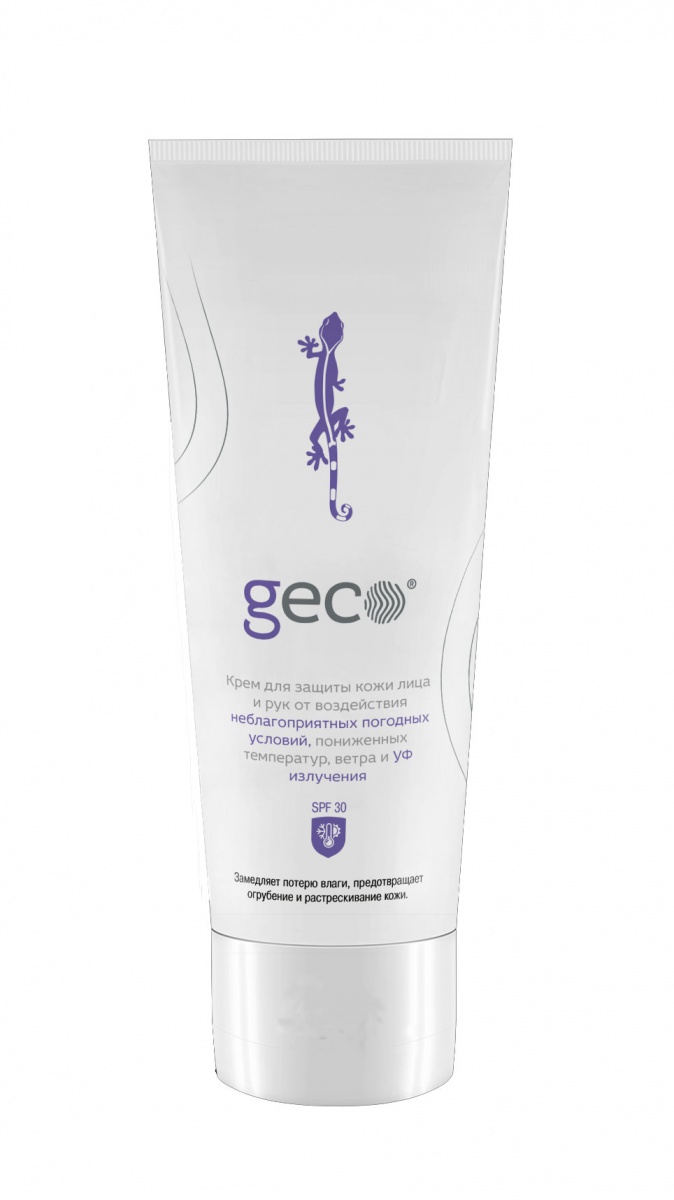 GECO Защитный крем для кожи от УФ+Мороз туба 100 мл FSC-1.04.311.4 дедушка мороз и снегурочка